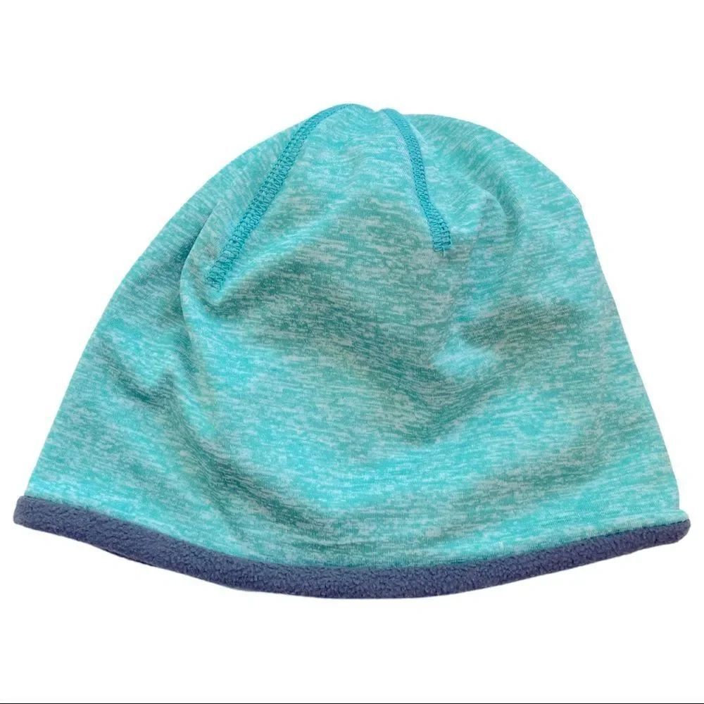 Spacedye Fleece-Lined Beanie • Teal • NWT